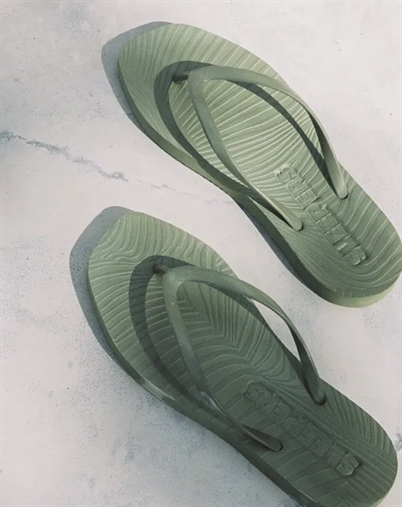 Tapered Flip Flops - Green - Sleepers 
